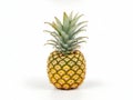 Very Beautiful Natural Pineapple, White Background