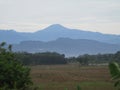 Very beautiful mountain view from a distance of 3 hours drive Royalty Free Stock Photo