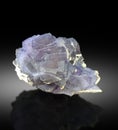 very beautiful purple blue fluorite Mineral specimen from baluchistan Pakistan Royalty Free Stock Photo