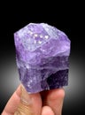 very beautiful purple scapolite crystal from badakhshan afghanistan