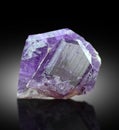 very beautiful purple scapolite crystal mineral specimen from Badakhshan afghanistan Royalty Free Stock Photo