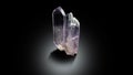 Very beautiful Rare Terminated Lilac Purple Pink Kunzite var Spodumene crystal from afghanistan Royalty Free Stock Photo