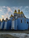 very beautiful St. Michael Golden-Domed Monastery Royalty Free Stock Photo