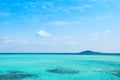 Crystal clear turquoise water at Ikema Bridge, Miyako, Okinawa