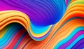 Very Beautiful wave style colorful background