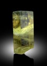 very beautiful yellow heliodor crystal var beryl from skardu Pakistan Royalty Free Stock Photo