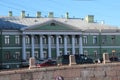 Water and granite embankment . Saints Petersburg .Russia