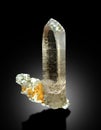 very beautiufl smokey quartz crystal specimen from skardu pakistan Royalty Free Stock Photo