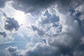 very cloudy sky weather Royalty Free Stock Photo