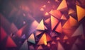 a very colorful abstract background with many small triangulars on it
