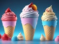 Very Colorful Best Ice Cream