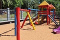 Very colorful and cheerful playground ideal for kids& x27; fun Royalty Free Stock Photo