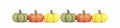 A very colorful pumpkin banner Royalty Free Stock Photo