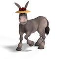 Very cute toon donkey