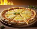 delicious cheese pizza