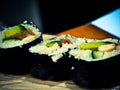 Delicious Sushi on the table Royalty Free Stock Photo