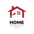 A very elegant and minimalist makeover house logo