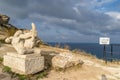 Very famous cliff in Bulgaria near Balgarevo village Royalty Free Stock Photo