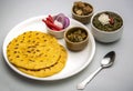 Makki di roti - sarson ka saag Royalty Free Stock Photo