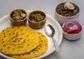 Makki di roti - sarson ka saag Royalty Free Stock Photo