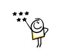 Very glad little stickman holds five stars quality mark in the service.