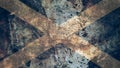 Very Grungy Scottish Flag, Scotland Grunge Background Texture