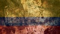 Very Grungy Colombian Flag, Colombia Grunge Background Texture