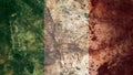 Very Grungy Italian Flag, Italy Grunge Background Texture