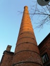 very high brick tower Royalty Free Stock Photo