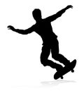 Silhouette Skater Skateboarder