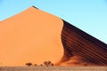 Namib Desert Dune at Sossusvlei Royalty Free Stock Photo