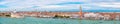 Very high resolution panoramic view of Venice on a beautiful day