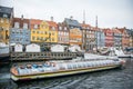 Nyhavn New Harbor. Popular area of Copenhagen. Denmark Royalty Free Stock Photo