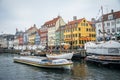 Nyhavn New Harbor. Popular area of Copenhagen. Denmark Royalty Free Stock Photo