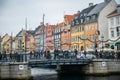 Nyhavn New Harbor. Popular area of Copenhagen. Denmark Royalty Free Stock Photo