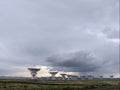 Very Large Array Antennas in New Mexico Royalty Free Stock Photo