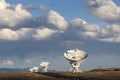 Very Large Array Satellite Dishes Royalty Free Stock Photo