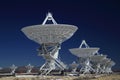 Very Large Array satellite dishes t in New Mexico, USA