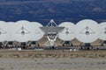 Very Large Array satellite dishes t in New Mexico, USA Royalty Free Stock Photo