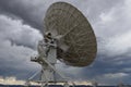 Very Large Array satellite dishes, USA Royalty Free Stock Photo