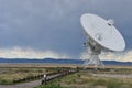 Very Large Array satellite dishes, USA Royalty Free Stock Photo