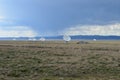 Very Large Array satellite dishes, USA Royalty Free Stock Photo