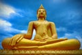 Very large Buddha, beautiful gold.