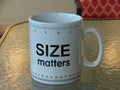 Very large Coffee Cup with ruler