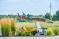 Very Large Fish on a Large Adirondack Chair