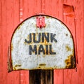 Junk Mail - Large Mailbox, USPS Royalty Free Stock Photo