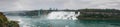 Very large Niagara Falls panoramic view Royalty Free Stock Photo