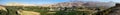 Very large panorama 49MP of Bamiyan in Afghanistan showing the Buddha niches