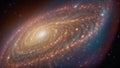 A Very Large Spiral Galaxy Royalty Free Stock Photo