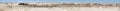 Very long panoramic photo of huge herds of wildlife drinking at busy waterhole, Etosha, Namibia. Etosha national park safari game Royalty Free Stock Photo